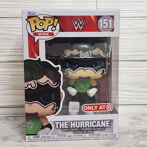 Funko Pop WWE Target Exclusive 150 Rikishi 151 The Hurricane with Protectors - Picture 8 of 13